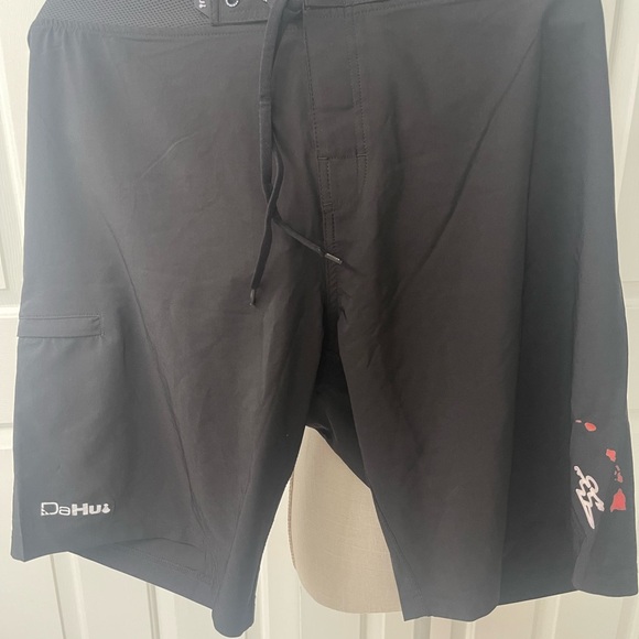 DaHui Other - Da Hui Men’s Black Board Shorts with 4-way stretch - Size 38